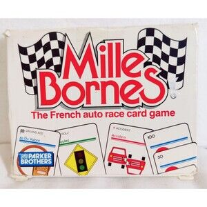 Mille Bornes The French Auto Race Card Game 1982 Complete Vintage Made in France
